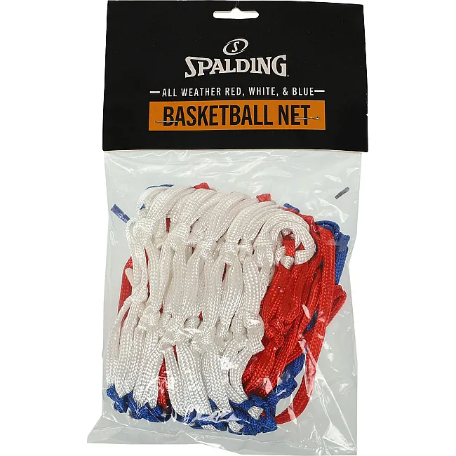 Баскетбольная сетка
 SPALDING 8279SPCN ALL WEATHER 1шт (Красный-белый-синий)