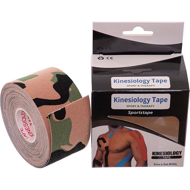 Кинезио тейп для лица и тела Kinesio tape SP-SPORT
 BC-0474-3_8
 3,8смх5м