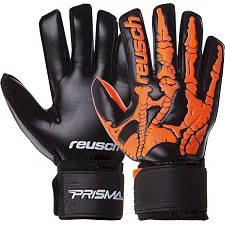 Вратарские перчатки с защитой пальцев REUSCH FB-935 (Черный-оранжевый)
