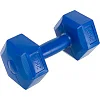 Гантель для фитнеса с PE покрытием ZELART TA-4758-2 1шт 2кг (Синий)