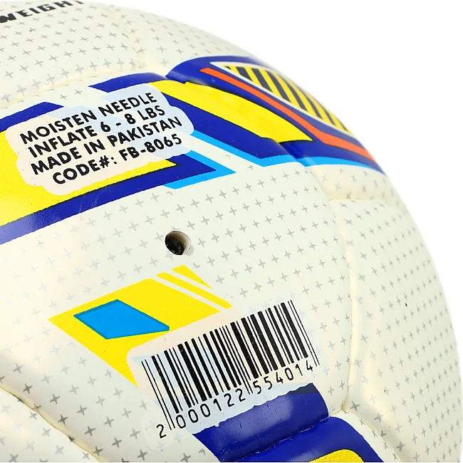 Футбольный мяч
 SOCCERMAX FB-8065 №5 PU (Белый-желтый)