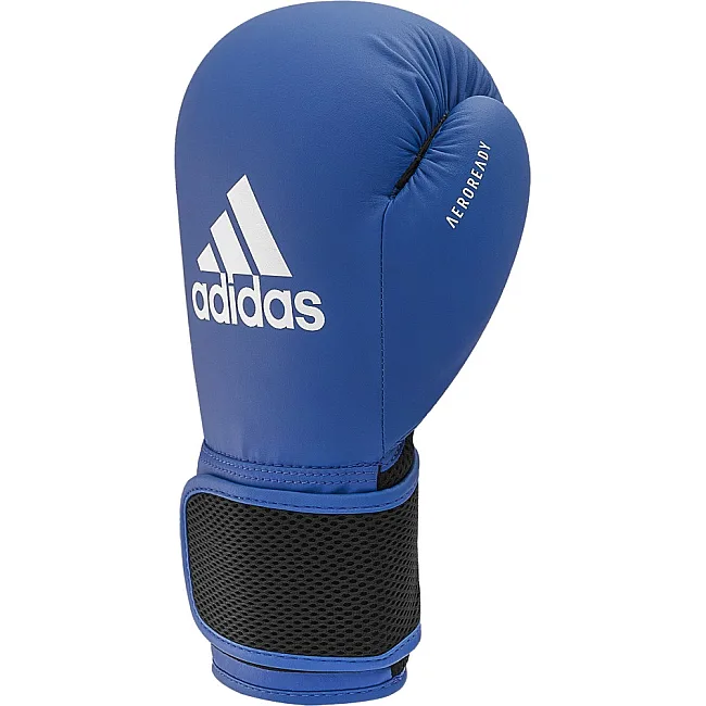 Рукавиці боксерські Adidas Hybrid 100 (синьо-білий, ADIH100SMU)