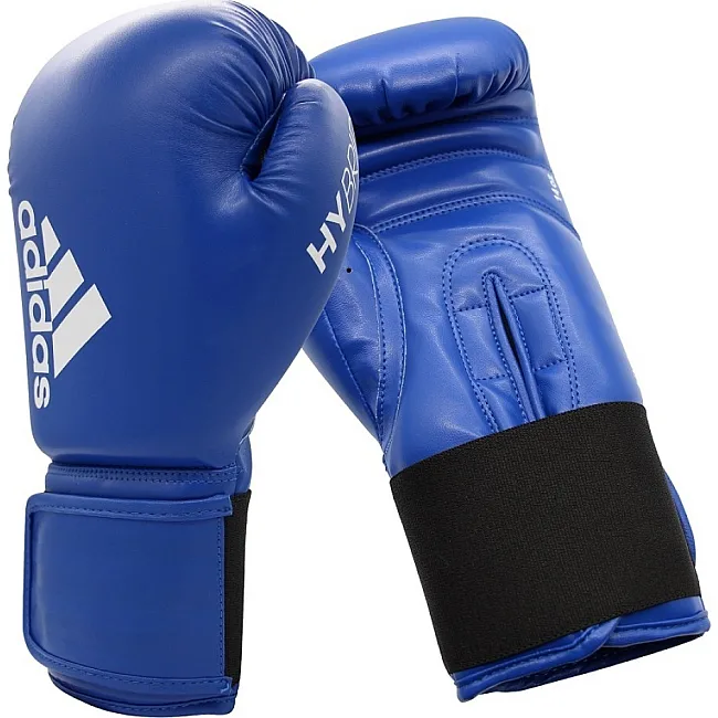 Рукавиці боксерські Adidas Hybrid 100 (синьо-білий, ADIH100SMU)
