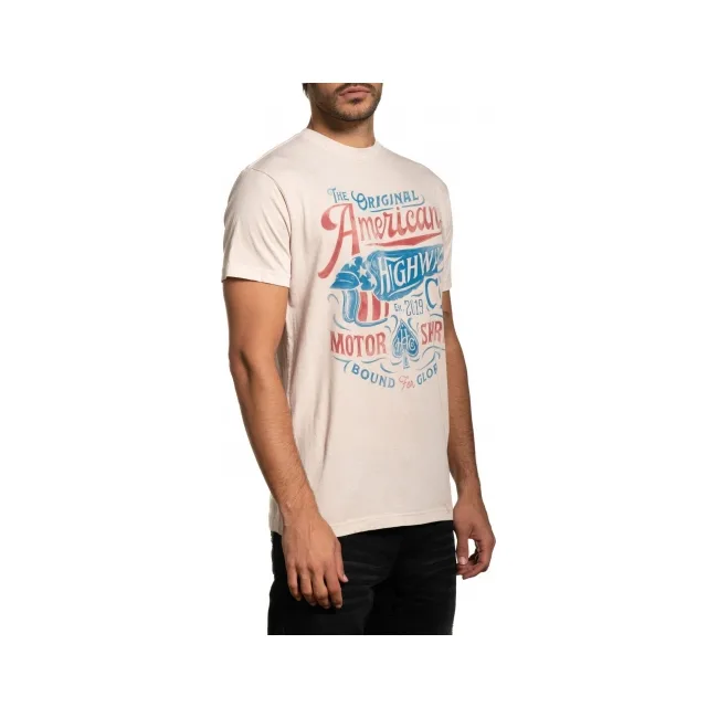 Футболка AFFLICTION Bound SS TEE Twill Pigment Dye