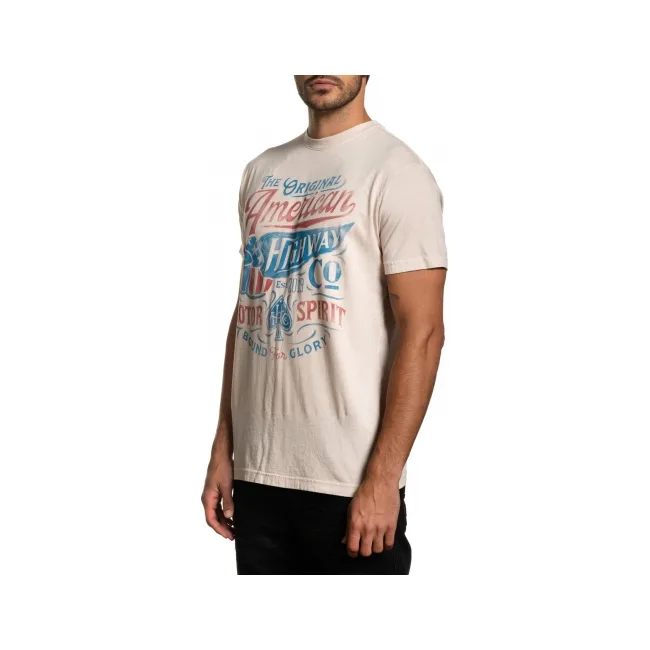 Футболка AFFLICTION Bound SS TEE Twill Pigment Dye