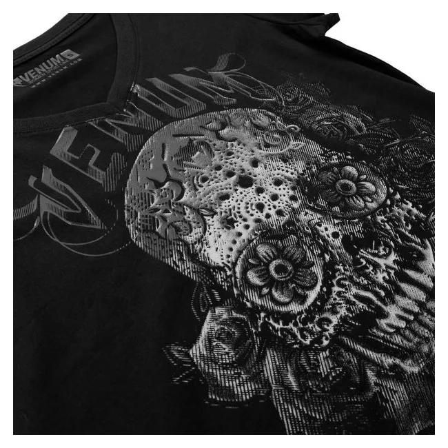 Женская футболка VENUM Santa Muerte 3.0 Black Black