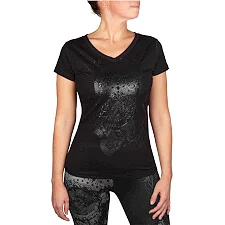 Жіноча футболка VENUM Santa Muerte 3.0 Black