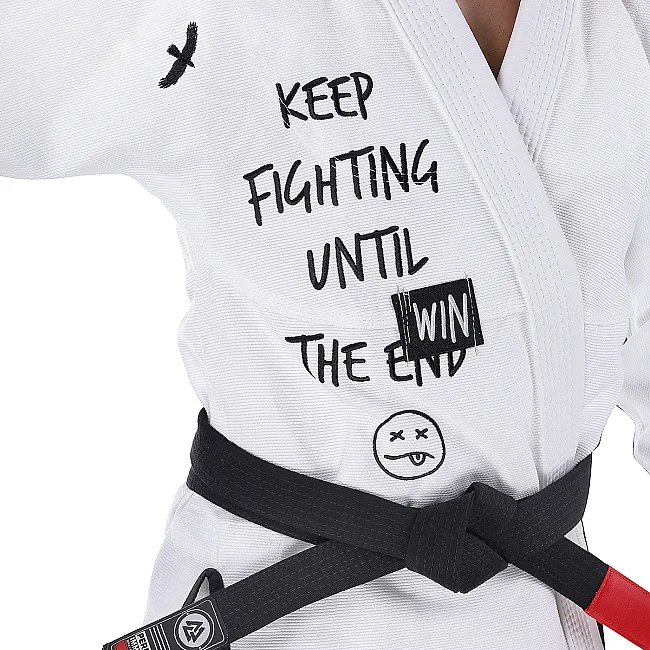 Кимоно джиу-джитсу PERESVIT Keep Fighting Gi for Adults White
