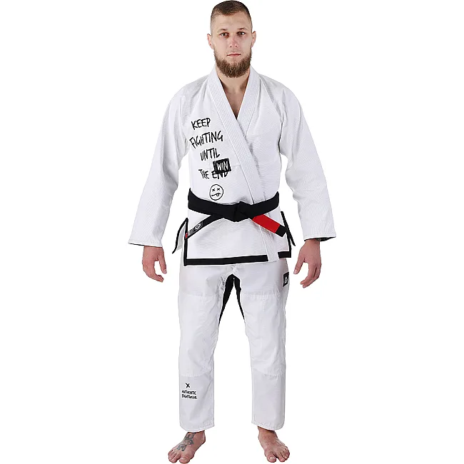 Кимоно джиу-джитсу PERESVIT Keep Fighting Gi for Adults White