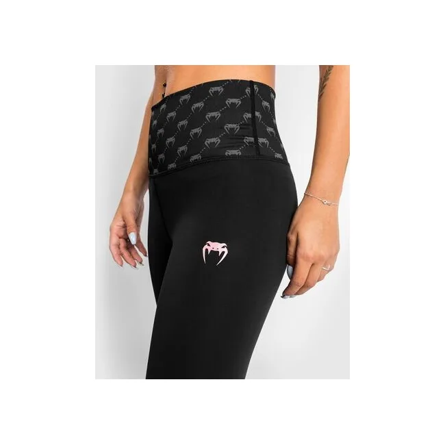 Леггинсы женские VENUM Monogram 7/8 Black Pink Gold