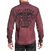 Мужская рубашка Affliction Black Premium Darken Soul