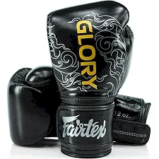 Перчатки для бокса FAIRTEX X Glory Kickboxing Competition and BGVG3 Black Silver