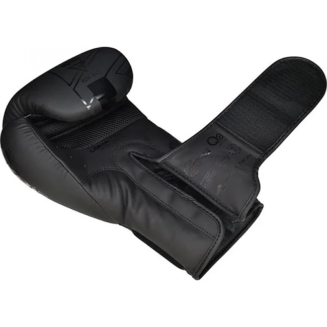 Перчатки для бокса RDX Matte Black