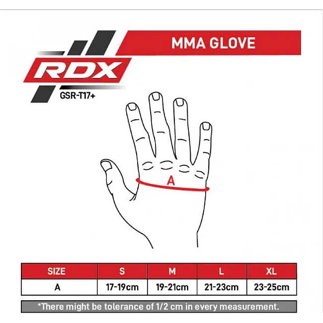 Перчатки для ММА RDX T17 Aura Gold