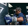 Перчатки снарядные TITLE Boxing Gel World V2T Navy Grey White
