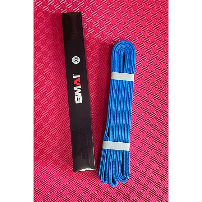 Пояс для кимоно SMAI Premium Version WKF (Голубой) SM B005UWKF