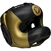 Шлем для бокса RDX L2 Mark Pro Head Guard with Nose Protection Bar Golden