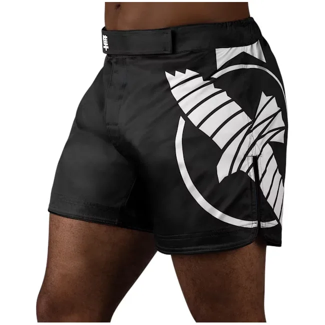 Шорты для ММА HAYABUSA Icon Mid-Thigh MMA Black White