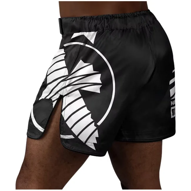 Шорты для ММА HAYABUSA Icon Mid-Thigh MMA Black White