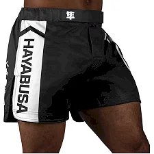 Шорти для ММА HAYABUSA Icon Mid-Thigh MMA Black White