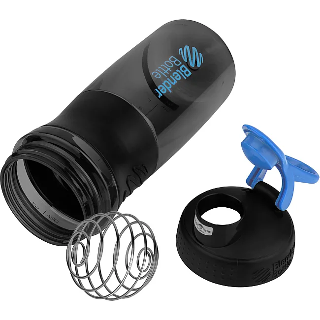 Спортивный шейкер-бутылка BLENDERBOTTLE SportMixer Flip 28oz/820мл Black/Cyan
