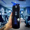 Спортивный шейкер-бутылка BLENDERBOTTLE SportMixer Flip 28oz/820мл Black/Cyan
