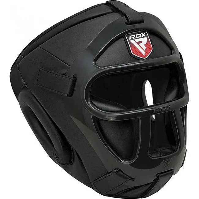 Тренировочный шлем для бокса RDX Guard Black S