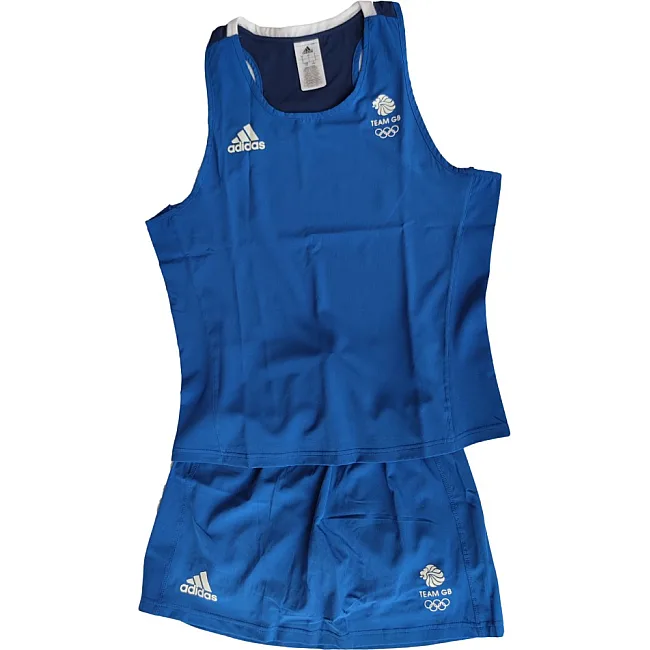 Жіноча форма для боксу Olympic Woman GBR (синій) ADIDAS ADI AIBA20TWADI AIBA20SKW