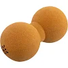 Мяч массажный пробковый двойной для МФР и самомассажа Duoball BLOOM LB7128 ø7,7см cветло-коричневый (Светло-коричневый)