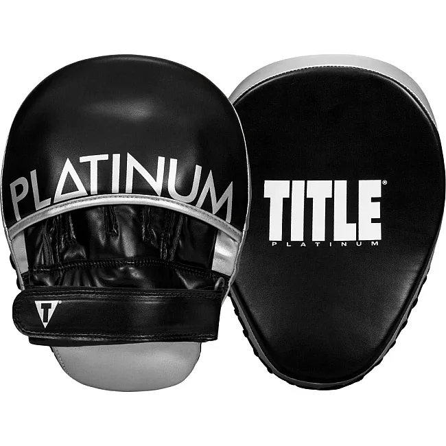 Лапи боксерські TITLE Platinum Prolific Punch Mitts Black/Silver