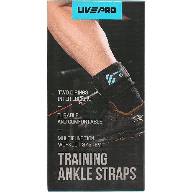 Лямки для ног TRAINING ANKLE STRAPS LiveUp LP8711 2шт