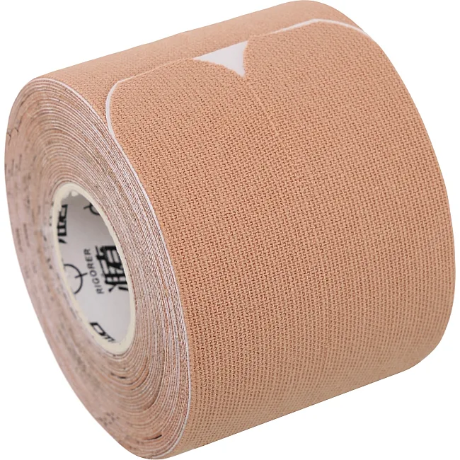 Кинезио тейп преднарезанный для лица и тела Kinesio tape RIGORER Z320131501 (Бежевый)