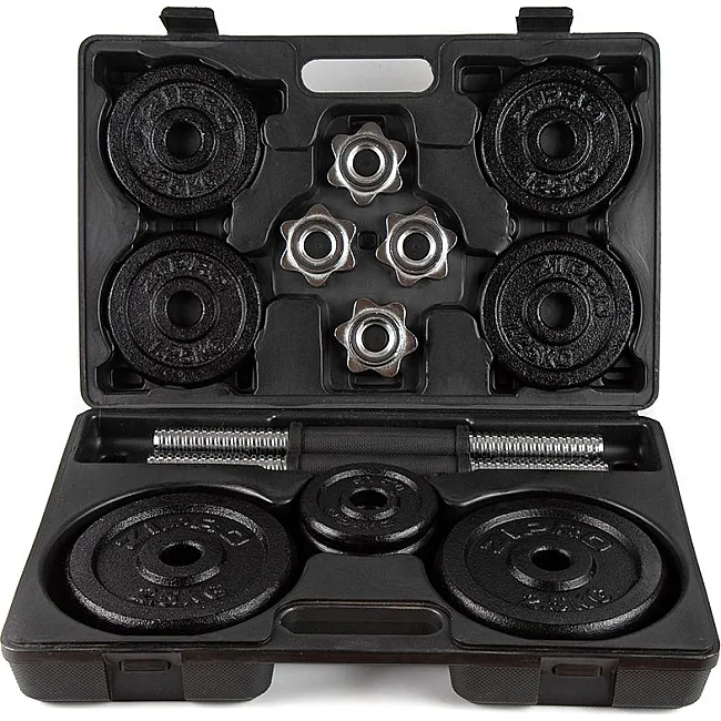 Гантелі розбірні у кейсі ZIPRO Cast Iron, 2 x 10 кг