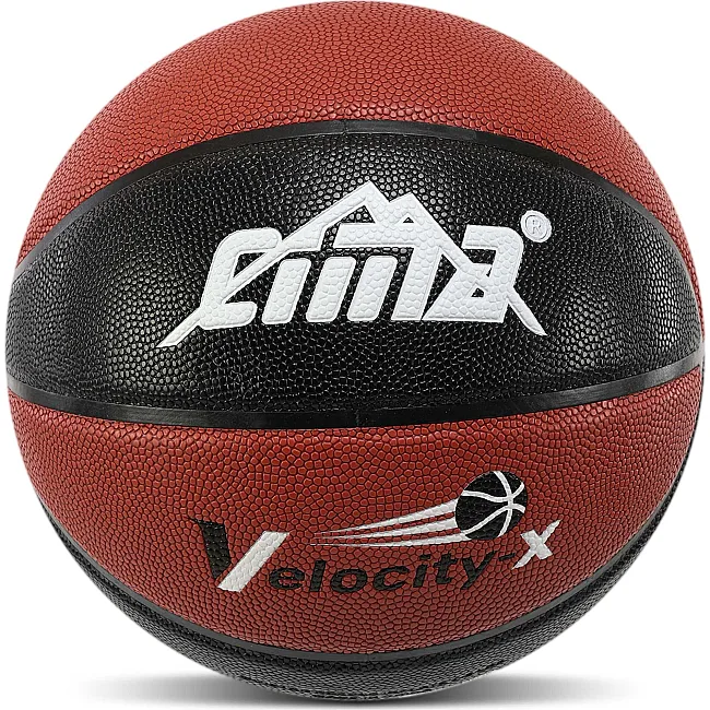 Баскетбольний м'яч CIMA BA-5987 VELO CITY-X розмір 7 -чорний (Коричнево-чорний)