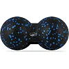 Масажний м'яч подвійний PowerPlay PP-4353 Epp foam peanut ball (d12*24cm.) Чорно/Синій