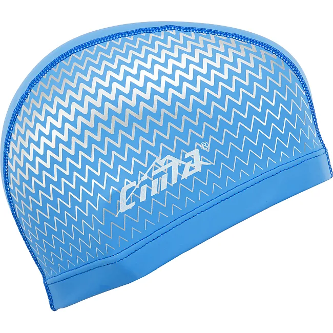 Шапочка для басейну текстильна з покриттям PU CIMA PL-2990 (Блакитний)