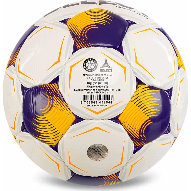 Футбольный мяч SELECT DIADORADORAMOND FIFA BASIC V26 DIADORADORAMOND-5WOR (Белый-оранжевый)