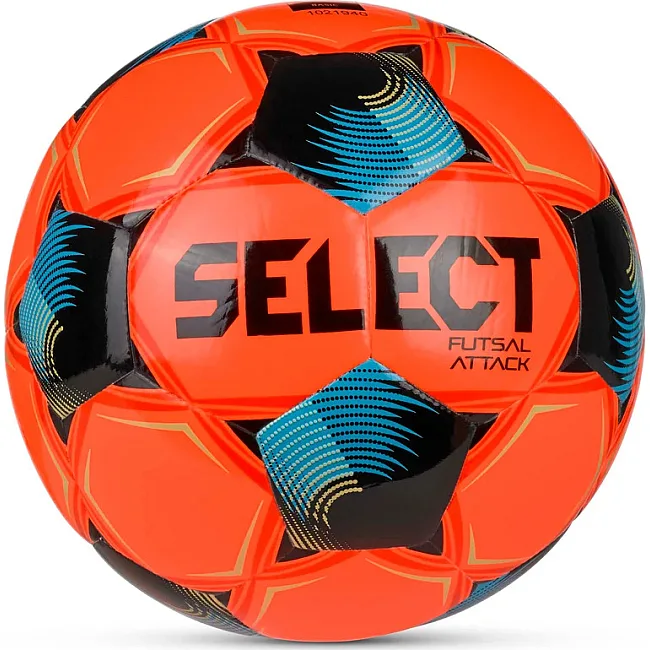 М'яч футзальний Select Futsal Attack v26 помаранчевий, синій 4