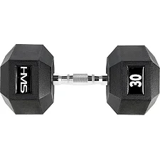 Гантель шестигранный HMS HEX PRO, 30 кг