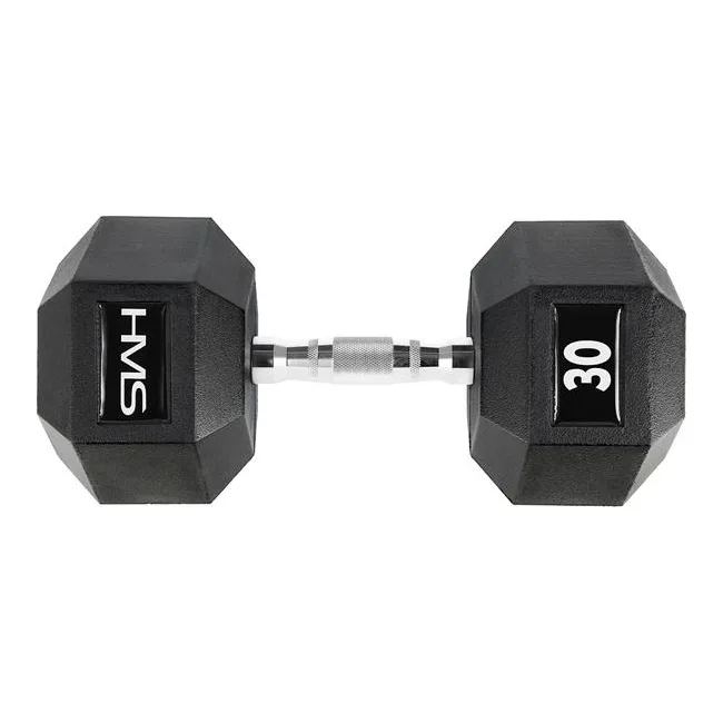 Гантель шестигранный HMS HEX PRO, 30 кг