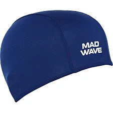 Шапочка для бассейна текстильная MADWAVE POLY II M052103 (Темно-синий)