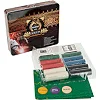 Набор для покера в металлической коробке Poker game set SP-SPORT
 6615K 500 фишек