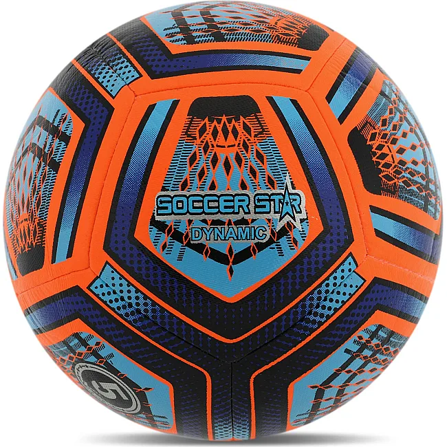 Футбольный мяч
 HIBRED SOCCER STAR FB-6041 №5 PU (Оранжевый-синий)