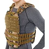 Плитоноска жилет тактический с системой быстрого сброса TACTICAL VEST ZELART
 TA-0900 10кг (Камуфляж Multicam)