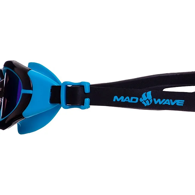 Очки для плавания юниорские MADWAVE
 SUN BLOKER JUNIOR M04130 см
2 (Черный-синий)