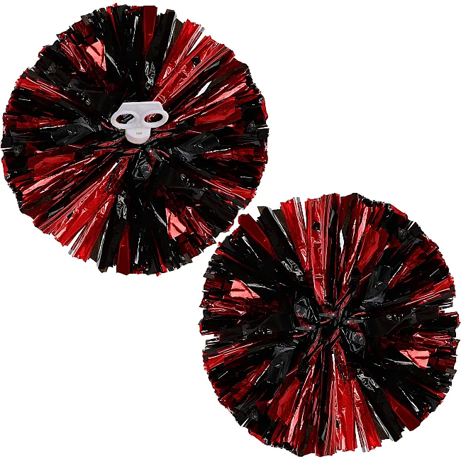 Помпони кулясті Кулі круглі блискучі
 SP-SPORT
 Pom-Poms C-0839 2шт (Синьо-срібний)