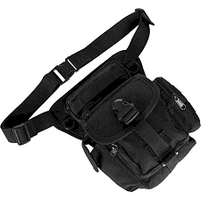 Тактическая сумка на бедро SILVER KNIGHT TY-278 28х25х11см 7л (Черный)