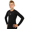 Костюм компрессионный детский рашгард лонгслив и штаны JASON K-920 22-30 5-14лет (Черный)