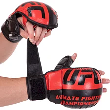 Перчатки Крабы спаринговые для MMA UFC BO-0554 (Красный)