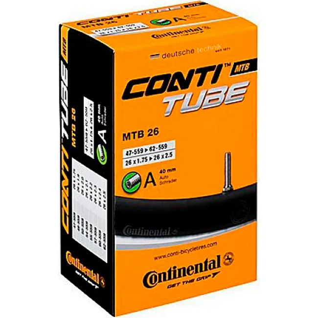 Камера Continental MTB 26", 47-559->62-559, A40, 210 г